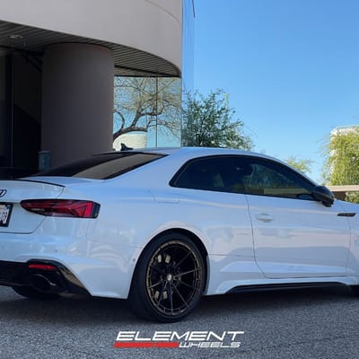 20 Inch Variant Aure in Gloss Black on a 2023 Audi RS5