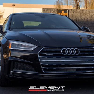 20 inch Ferrada FR3 Machine Silver on a 2018 Audi A5