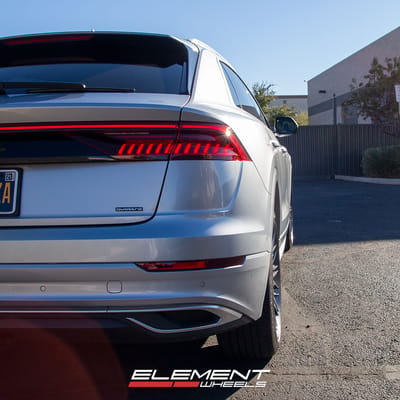 22 inch Rotiform JDR Matte Anthracite R163 on a 2020 Audi Q8