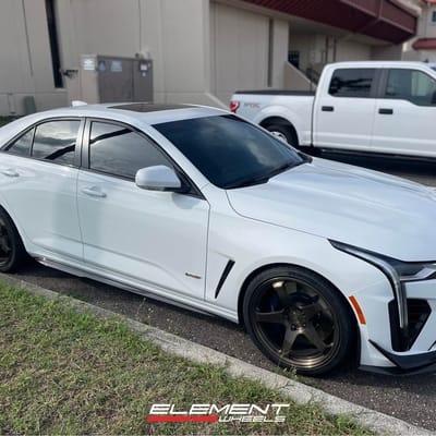 19" Staggered BC Forged TR50 on 2022 Cadillac CT4V Blackwing
