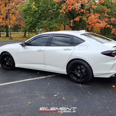 19 Inch Curva Concepts C42 in Gloss Black on a 2021 Acura TLX