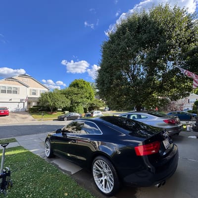 19 inch ESR RF11 in Hyper Silver on a 2014 Audi A5