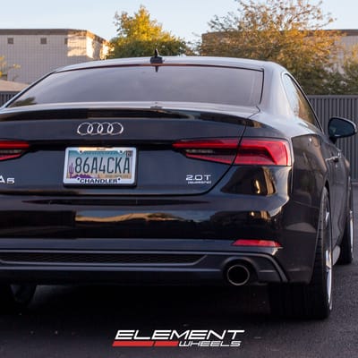 20 inch Ferrada FR3 Machine Silver on a 2018 Audi A5