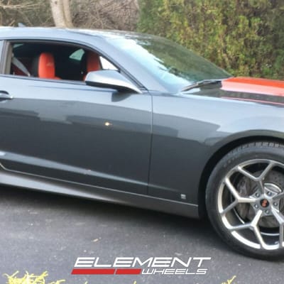 20 inch Staggered MRR 228 Z28 Replica Gloss Graphite on 2010 Chevy Camaro SS w/ Specs