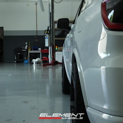 Staggered 22 Inch Velgen Light Weight Classic5 V2 in Gloss Black on a 2021 Dodge Durango Hellcat