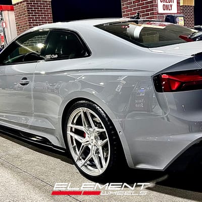 20 inch Variant Zeno in Raw Milled on a 2020 Audi RS5