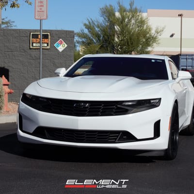 Staggered 20 Inch MPR M228 Gloss Black on Camaro Z28