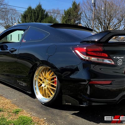 20 inch Ace Alloy SL-M on 2015 Honda Civic Si Coupe w/ Specs