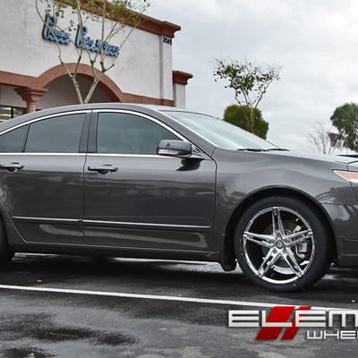 Lexani R03 Chrome on 2012 Acura TL w/ Specs