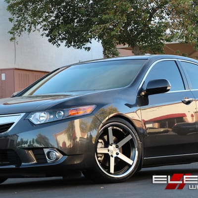 Stance SC5 Black/Machined Wheels on 2013 Acura TSX w/ Specs