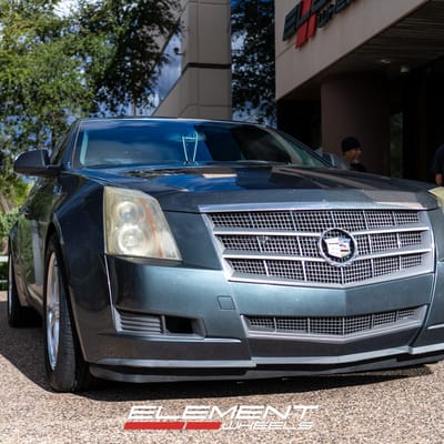 18 Inch TSW Jarama in Hypersilver on a 2009 Cadillac CTS