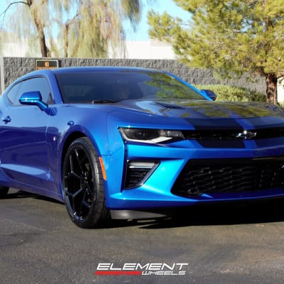 Staggered 20 Inch MPR M228 Gloss Black on Camaro Z28