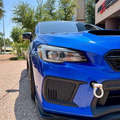 19 inch Aodhan AFF7 Matte Bronze on a 2018 Subaru WRX STI