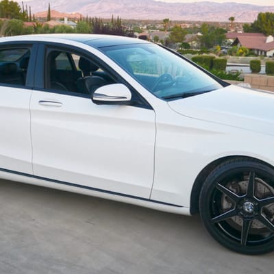 20 inch Ace Alloy AFF06 in Gloss Black Milled on a 2017 Mercedes Benz C 300 Coupe 4Matic