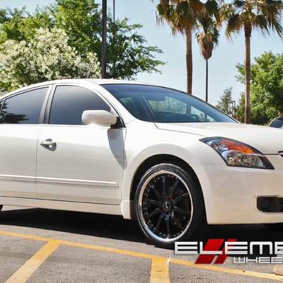 Vertini Milano Matte Black on Nissan Altima w/ Specs