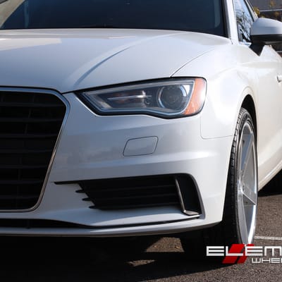 Rohana RC22 Silver Machined Wheels on 2015 Audi A3 w/ Specs