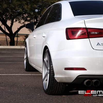 Rohana RC22 Silver Machined Wheels on 2015 Audi A3 w/ Specs