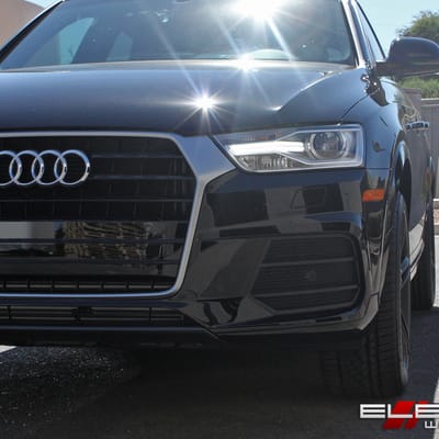 20x9 XIX X33 Matte Black on a 2017 Audi Q3 w/ Specs