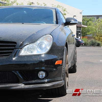 20 inch Staggered Verde V99 Axis Bronze Wheels on 09 Mercedes CLS550 w/ Specs