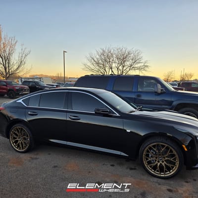 20 F1R Wheels FS3 in Matte Bronze on a 2025 Cadillac CT5 AWD