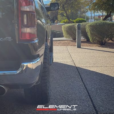 20 Inch Fuel Off-Road Rebel 6 in Matte Black on a 2023 Dodge Ram 1500