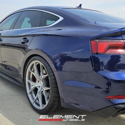 20 Inch Rohana RFX5 Brushed Titanium on a 2019 Audi S5