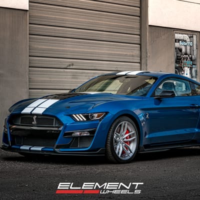 Staggered 20 Inch Variant Krypton on 2020 Ford Mustang GT500