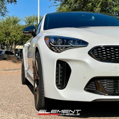 20 inch Aodhan AFF7 in Matte Bronze on a 2018 Kia Stinger GT