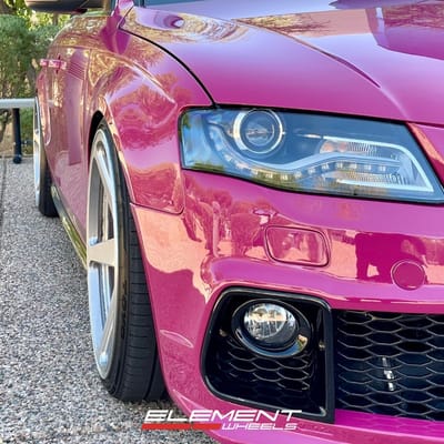 20 inch Variant Sena in Raw Milled on a 2012 Audi A4 Avant