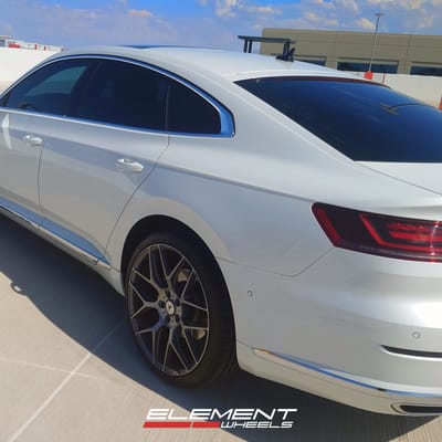 20 inch Asanti ABL-27 in Titanium Brushed on a 2023 Volkswagen Arteon
