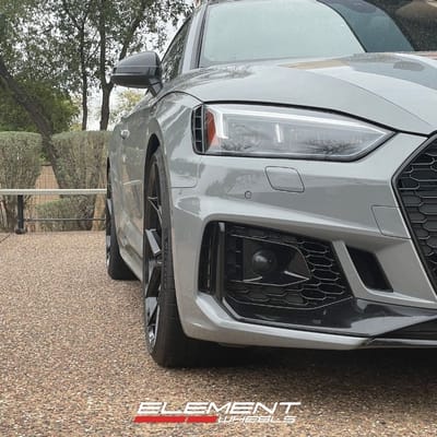 20 Inch Blaque Diamond BD-F25 in Gloss Black on a 2019 Audi RS5