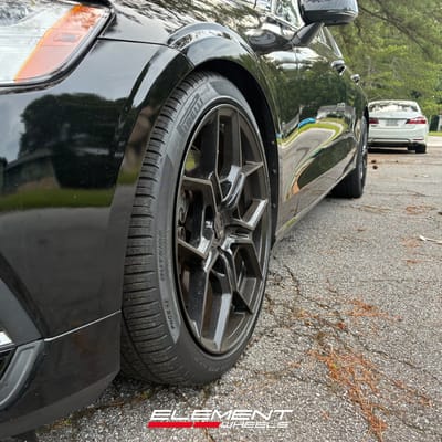 19 inch Blaque Diamond BD-F25 in Gloss Black on a 2019 Volvo S60