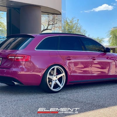 20 inch Variant Sena in Raw Milled on a 2012 Audi A4 Avant