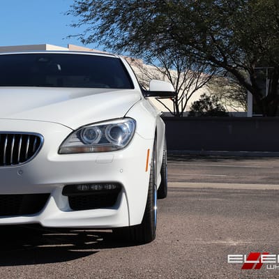 22 inch Staggered Lexani R7 on 2013 BMW 6 Series 650i w/ Specs