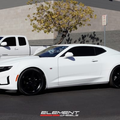 Staggered 20 Inch MPR M228 Gloss Black on Camaro Z28