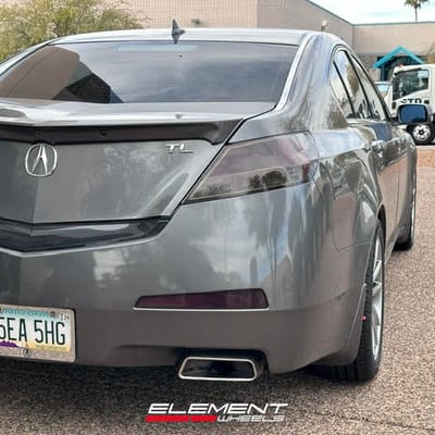 18 Inch Konig Ovsersteer in Opal on a 2009 Acura TL