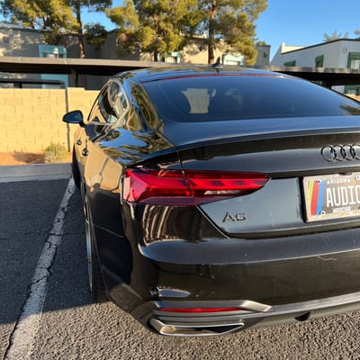 20 inch Ace Alloy AFF06 Titanium Milled Machined Lip on 2022 Audi A5