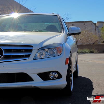 Mandrus Millennium Gloss Black on 2009 Mercedes C300 w/ Specs