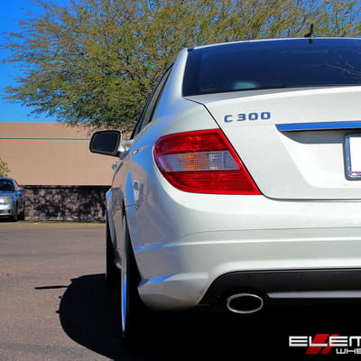 Mandrus Millennium Gloss Black on 2009 Mercedes C300 w/ Specs