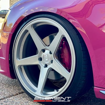 20 inch Variant Sena in Raw Milled on a 2012 Audi A4 Avant
