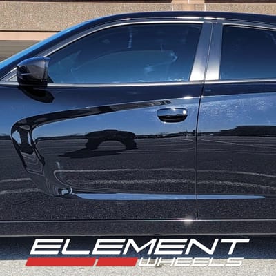 20 inch Blaque Diamond BD-11 Gloss Black on a 2015 Dodge Charger AWD
