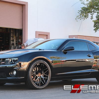 22 inch Vertini Magic All Black on 2012 Chevy Camaro SS w/ Specs