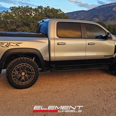 22 inch Vossen HFX-1 in Bronze on a 2022 Dodge Ram 1500 TRX