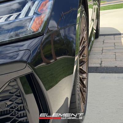 22x10.5 Element Forged ME-1 Gloss Bronze (Full Forged) on 2021-2025 Audi RS6 Avant