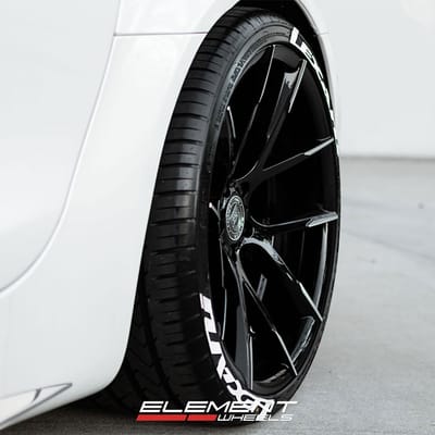 20 Inch Staggered Lexani Stuttgart on Mercedes Benz AMG GT-C