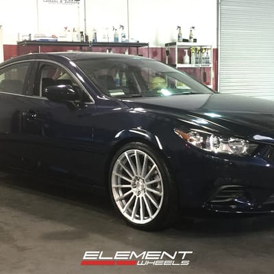 20x9 Ace Devotion Metallic Silver on 2016 Mazda 6 w/ Specs