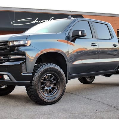 Black Rhino Chase Matte Black (Rotary Forged) On A Chevy Silverado
