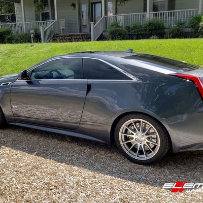 19 Inch Staggered GroundForce GF06 Wheels on 2011 CTS-V Coupe