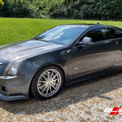 19 Inch Staggered GroundForce GF06 Wheels on 2011 CTS-V Coupe