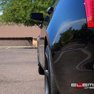 20 inch Staggered Vertini Dynasty Slate Grey on 2016 Cadillac CTS-Vsport w/ Specs